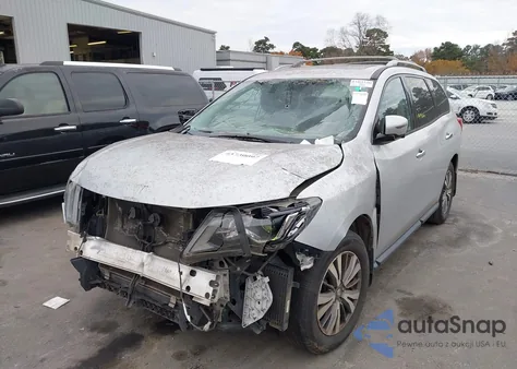 2017 Nissan Pathfinder Sl z USA, uszkodzony, nr VIN 5N1DR2MN7HC676511